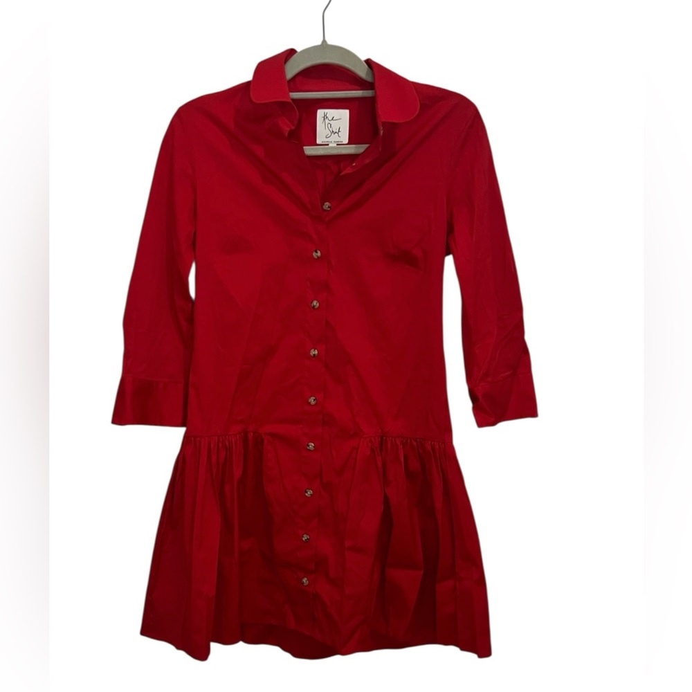 The Shirt by Rochelle Behrens Drop Waist Shirt Dress - XS - Picture 2 of 5